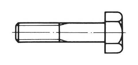 DIN 931 - Sechskantschrauben mit Schaft